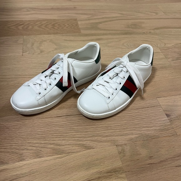 Gucci Shoes - Gucci Leather Sneakers